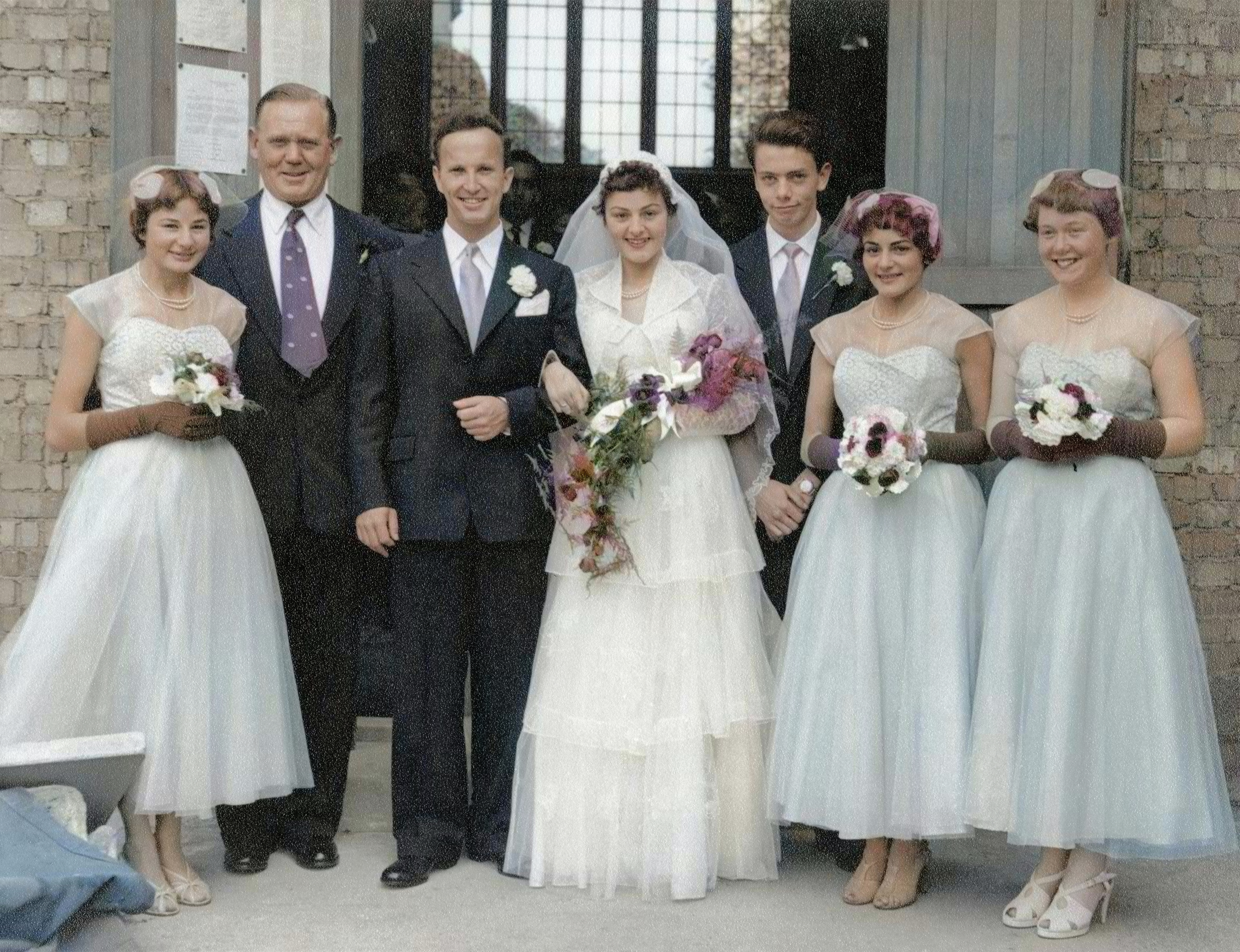 Mum & Dad wedding portrait #9